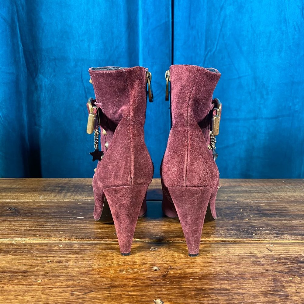 Marc Jacobs Studded Suede Booties w/ Stars - Picture 4 of 13